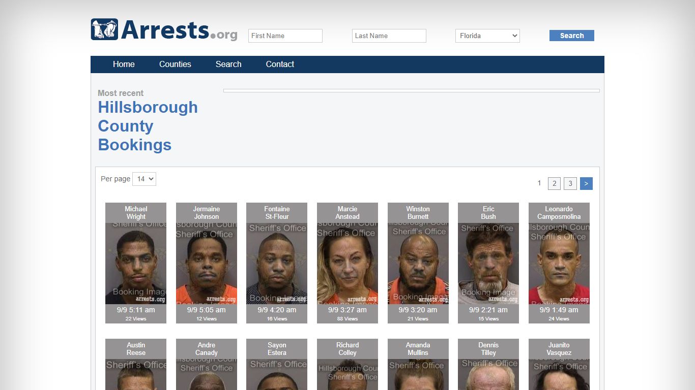 Hillsborough County Arrests and Inmate Search